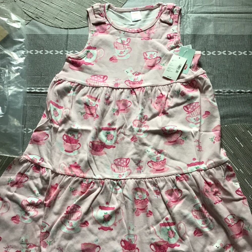 New Gymboree Time for Tea Dress--Size 10